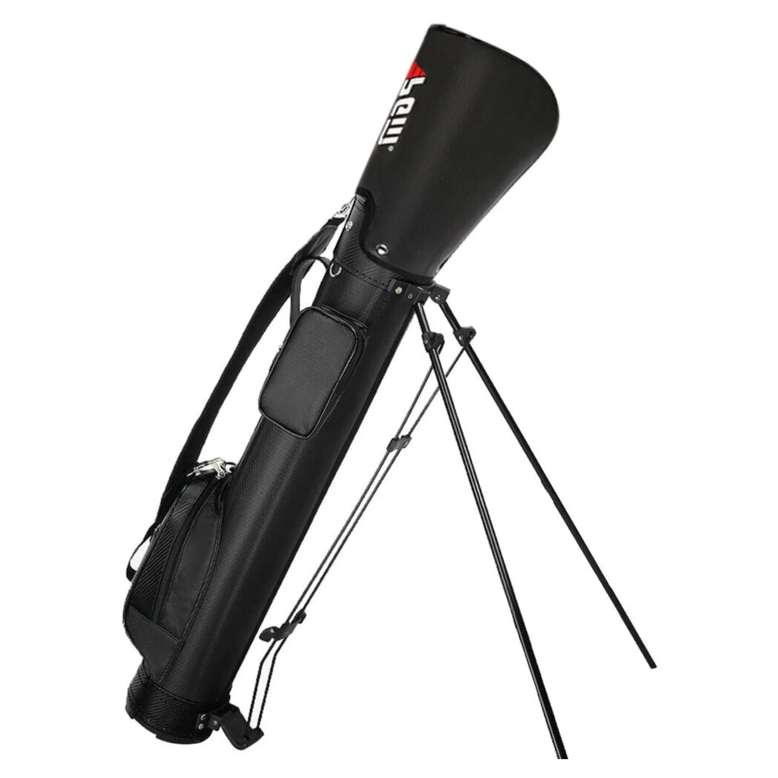 Rack Bag Can Hold 9 Clubs Black Golf Rack Bag Waterproof Gun Bag With Stand