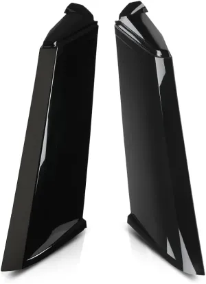 Rear Outside D Pillar Finish Molding Trim Compatible with Land Rover Range Rover L405 2013-2021, LR102624, LR102625, 1 Pair Glossy Black