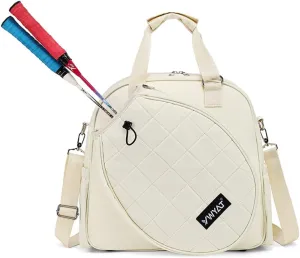 Rejolly Tennis Shoulder Bag Large Water Resistant Tote Handbag for Tennis Racket, Pickleball Paddles, Badminton Racquet