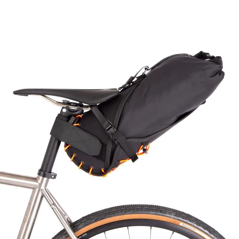 Restrap Saddle Bag (Black/Orange)