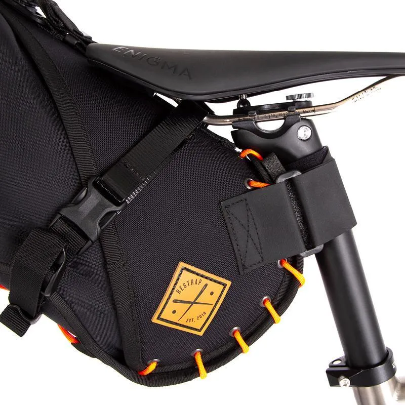 Restrap Saddle Bag (Black/Orange)