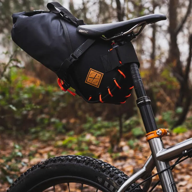 Restrap Saddle Bag (Black/Orange)