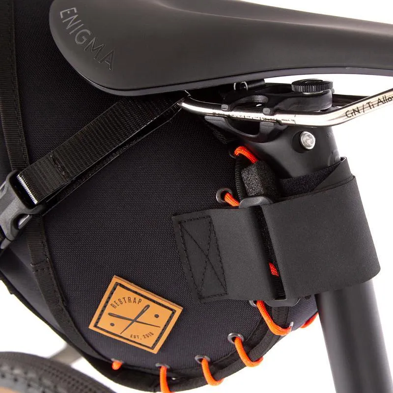 Restrap Saddle Bag (Black/Orange)