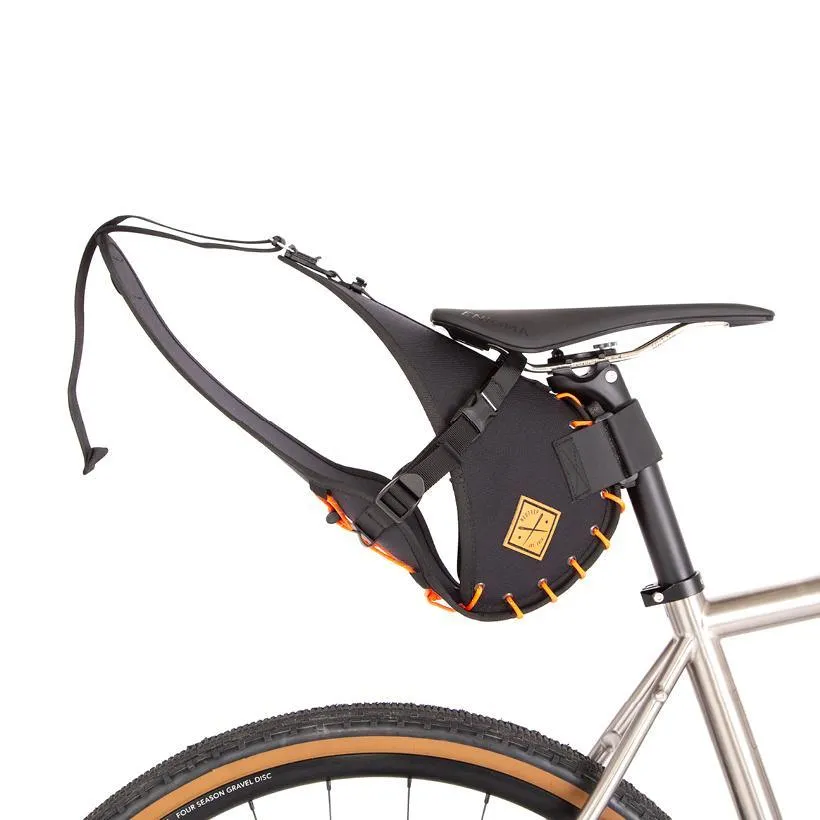Restrap Saddle Bag (Black/Orange)