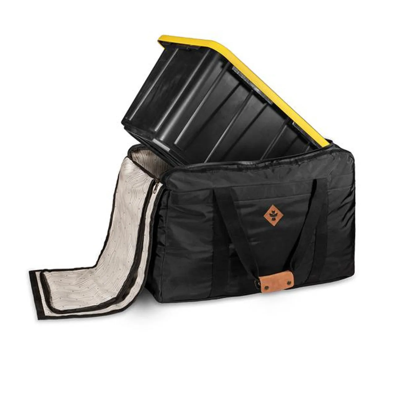 Revelry Supply - The Handler Smell Proof Bin Duffle Bag - Black