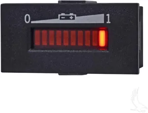 RHOX 36 Volt Golf Cart Horizontal Digital Battery Charge Indicator