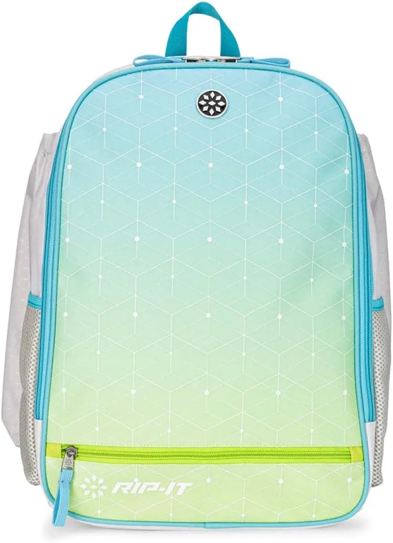 RIP-IT | Classic 2.0 Softball Backpack | Lime & Aqua | Women's Sport Equipment
