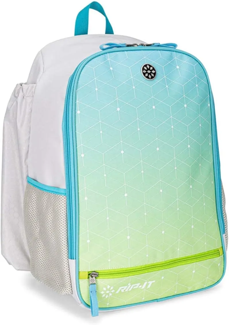 RIP-IT | Classic 2.0 Softball Backpack | Lime & Aqua | Women's Sport Equipment