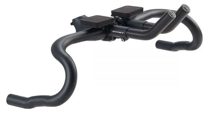 Ritchey Comp Mini Silver Clip-on Handlebar (BB Black)