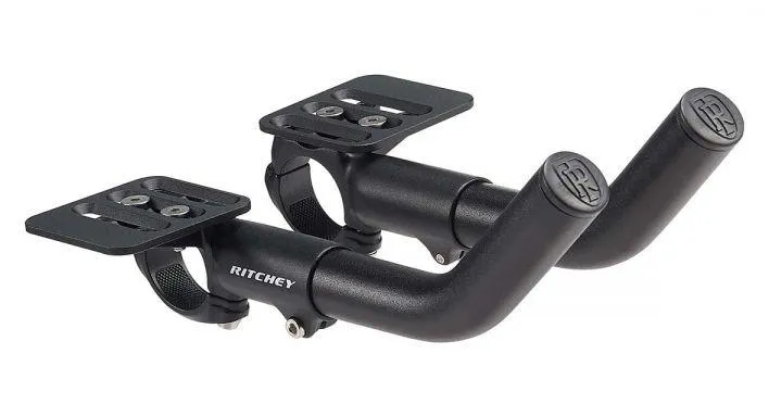 Ritchey Comp Mini Silver Clip-on Handlebar (BB Black)