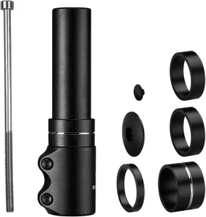 Rmiott Bike Stem Riser Bicycle Fork Stem Extender 115mm 150mm 180mm 210mm Bicycle Handlebar Riser for 1-1/8" 28.6mm Fork Aluminum Black Red Available