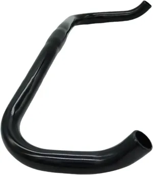 Road Bike Handlebar Gear Bike Handlebar Aluminum Alloy Riding Cycling Parts Outdoor Road Bikes Bullhorn Bar, Black