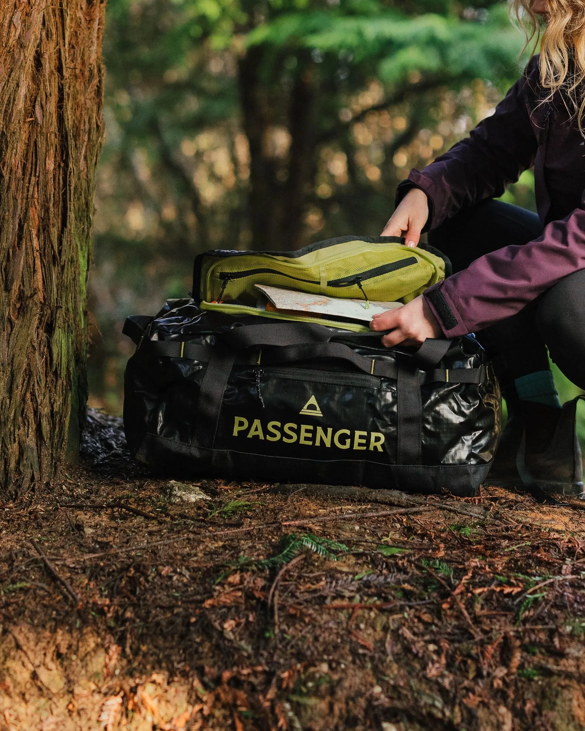 Roamer Recycled 60L Duffel Bag - Black