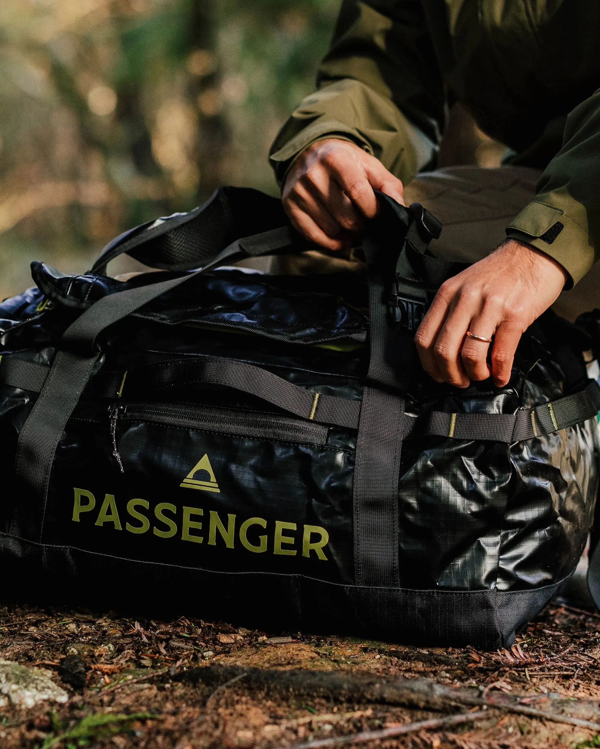 Roamer Recycled 60L Duffel Bag - Black