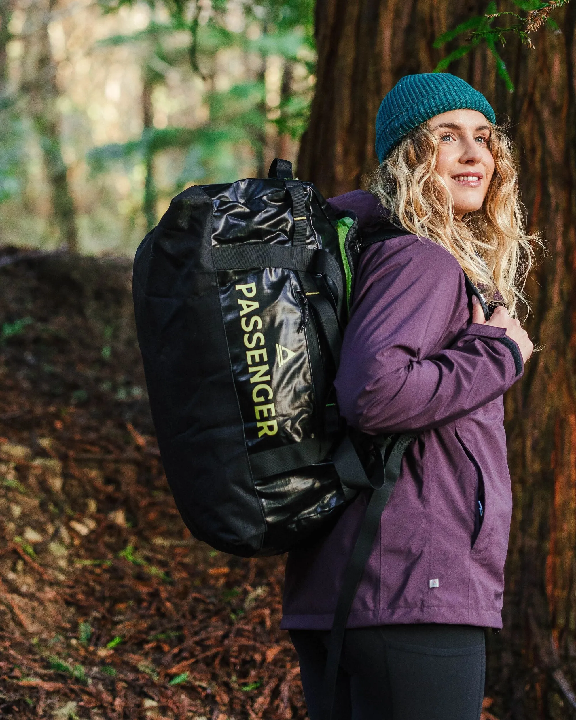 Roamer Recycled 60L Duffel Bag - Black