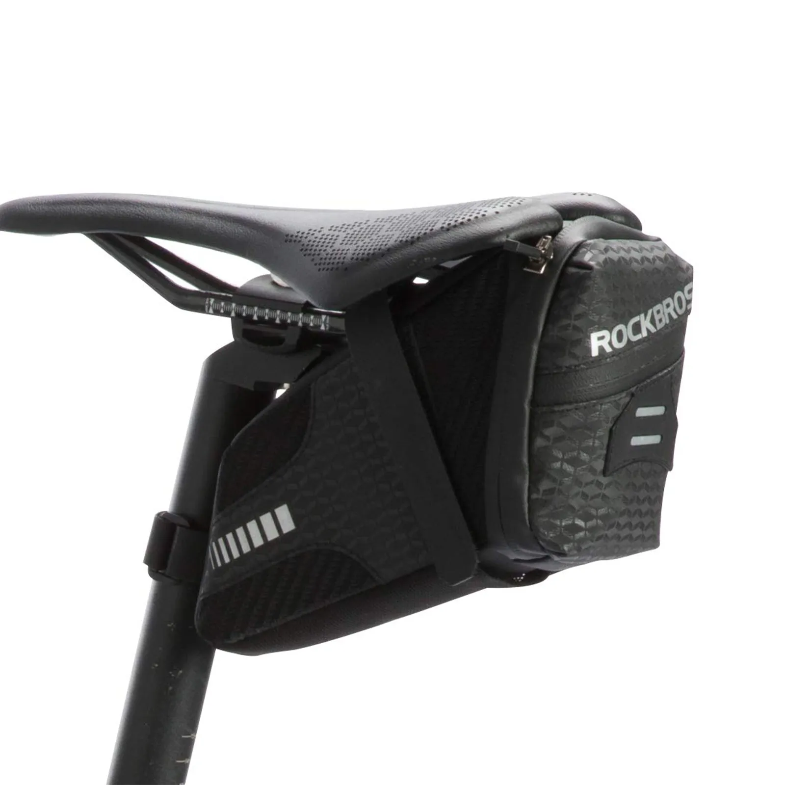 ROCKBROS Bicycle Saddle Bag Waterproof Reflective Cycling Seatpost Bag 1.5L