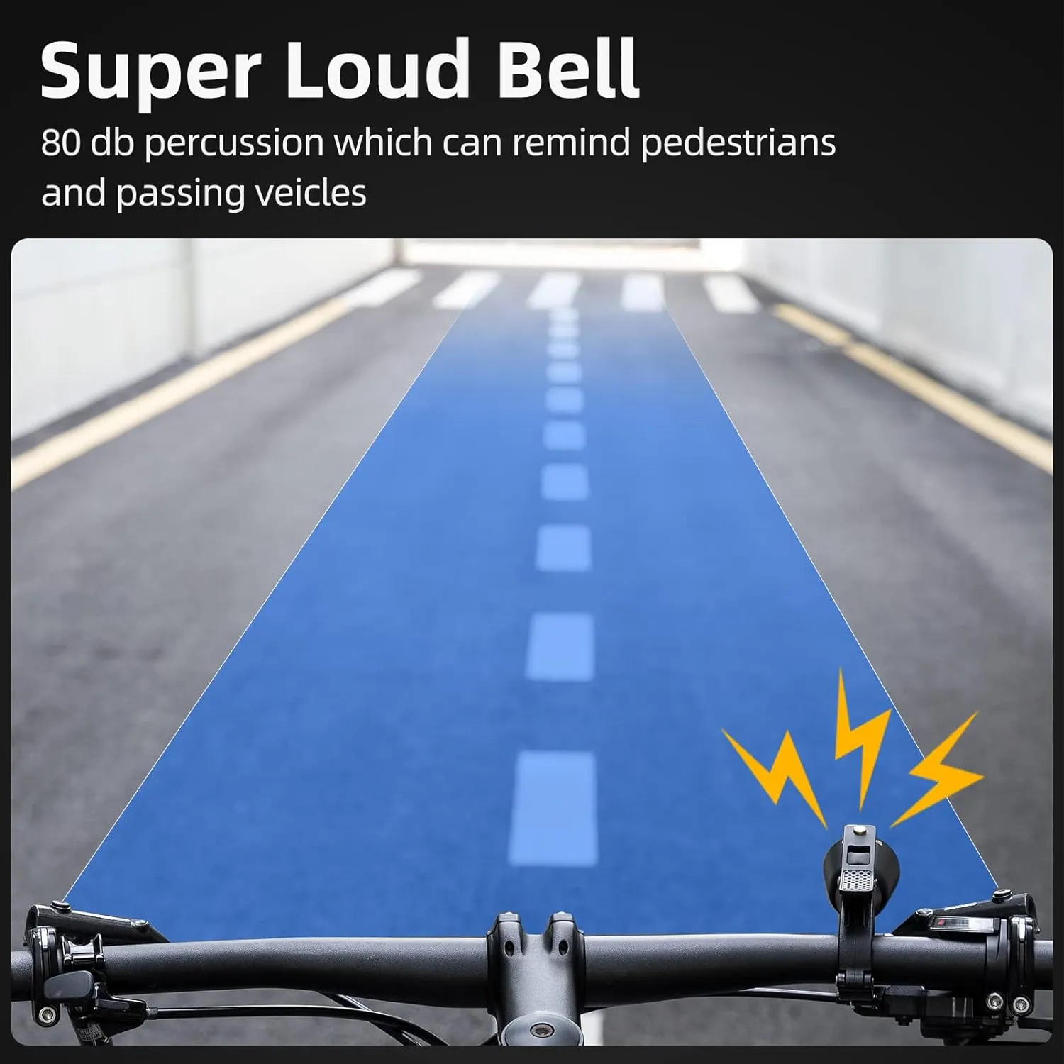 ROCKBROS Bike Bell Classic Bicycle Bell Mountain Bike Bells for Adults with Loud Sound and Fit for 0.87-1.25in/22.2-31.8mm Bicycle Handlebars