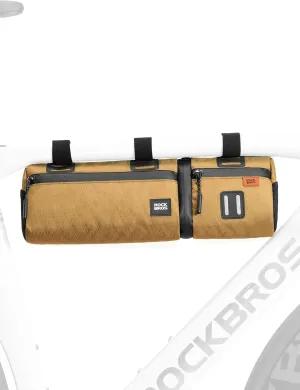 ROCKBROS Bike Handlebar Bag, 2L Large Capacity Handlebar Bags for Bicycles, 2 In 1 Multifunctional Bike Frame Bag, Separated Bike Saddle Bag