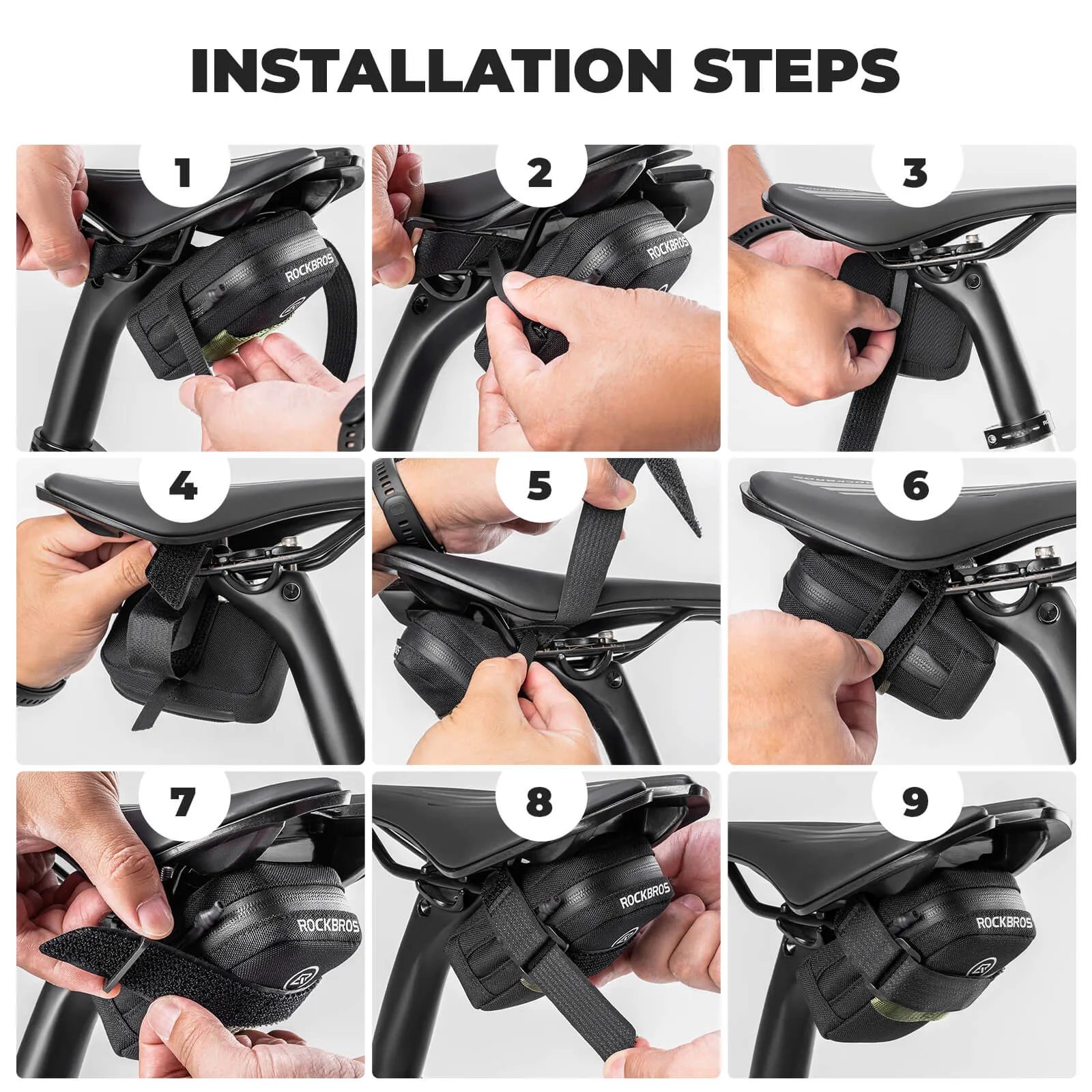 ROCKBROS Bike Saddle Bag Portable 0.35L