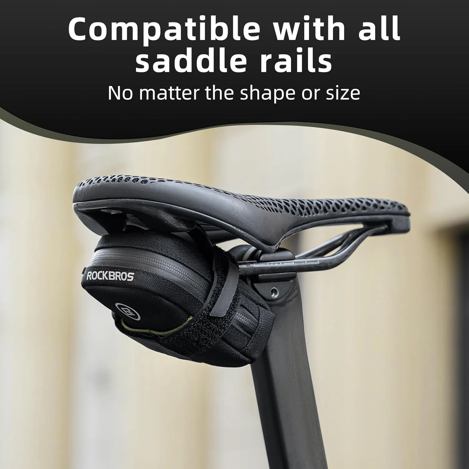 ROCKBROS Bike Saddle Bag - Small, Lightweight and Portable Under Seat Bag for Road Bikes