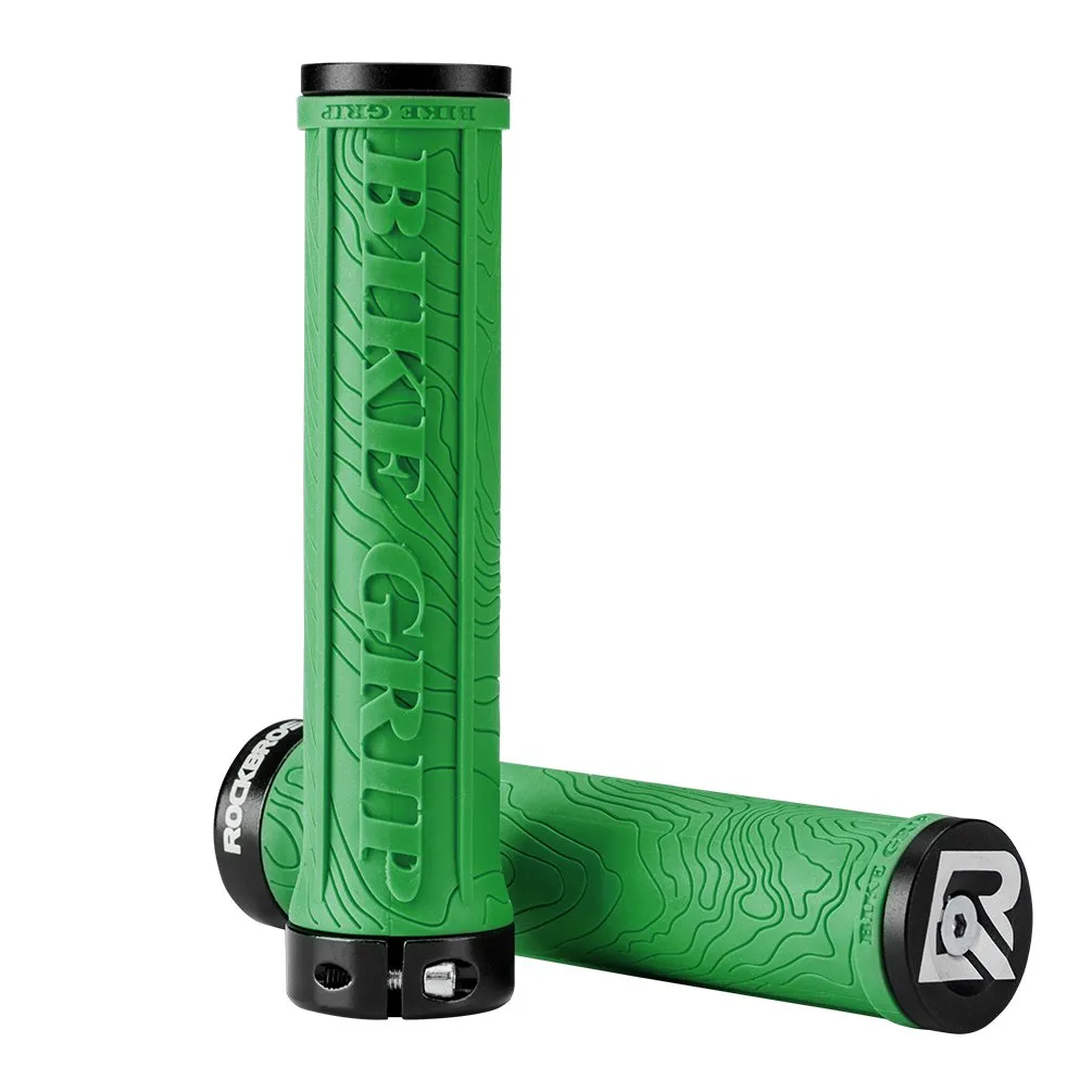 ROCKBROS Mountain Bike Handlebar Grips Double Lock-on Rubber Anti-slip