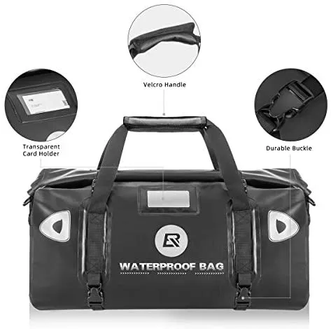 ROCKBROS Waterproof Duffel Bag 60L Motorcycle Travel Dry Duffel Bag