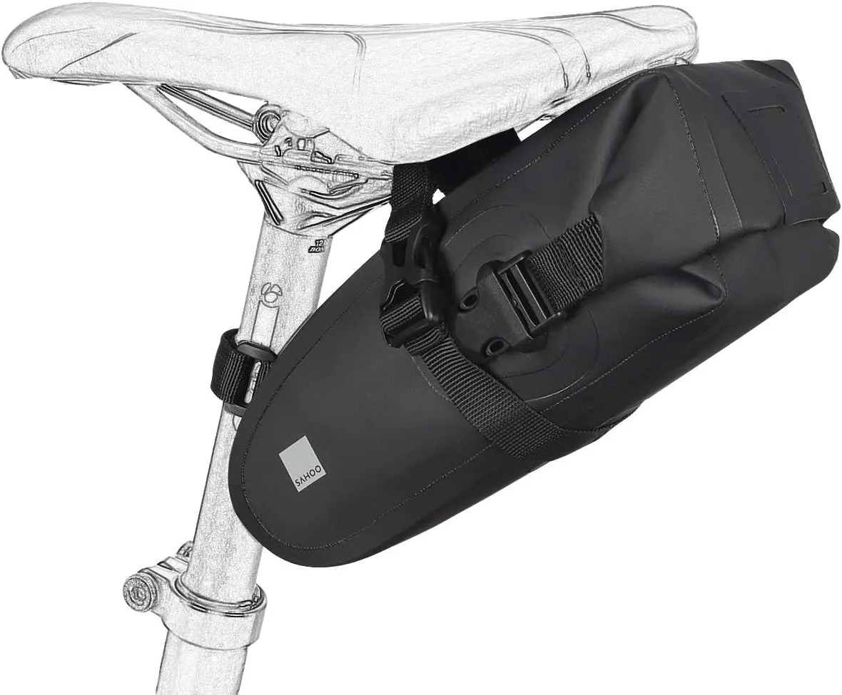 Roswheel 131363 Fully Waterproof Bike Saddle Bag Bike Under Seat Pack Bike Pouch