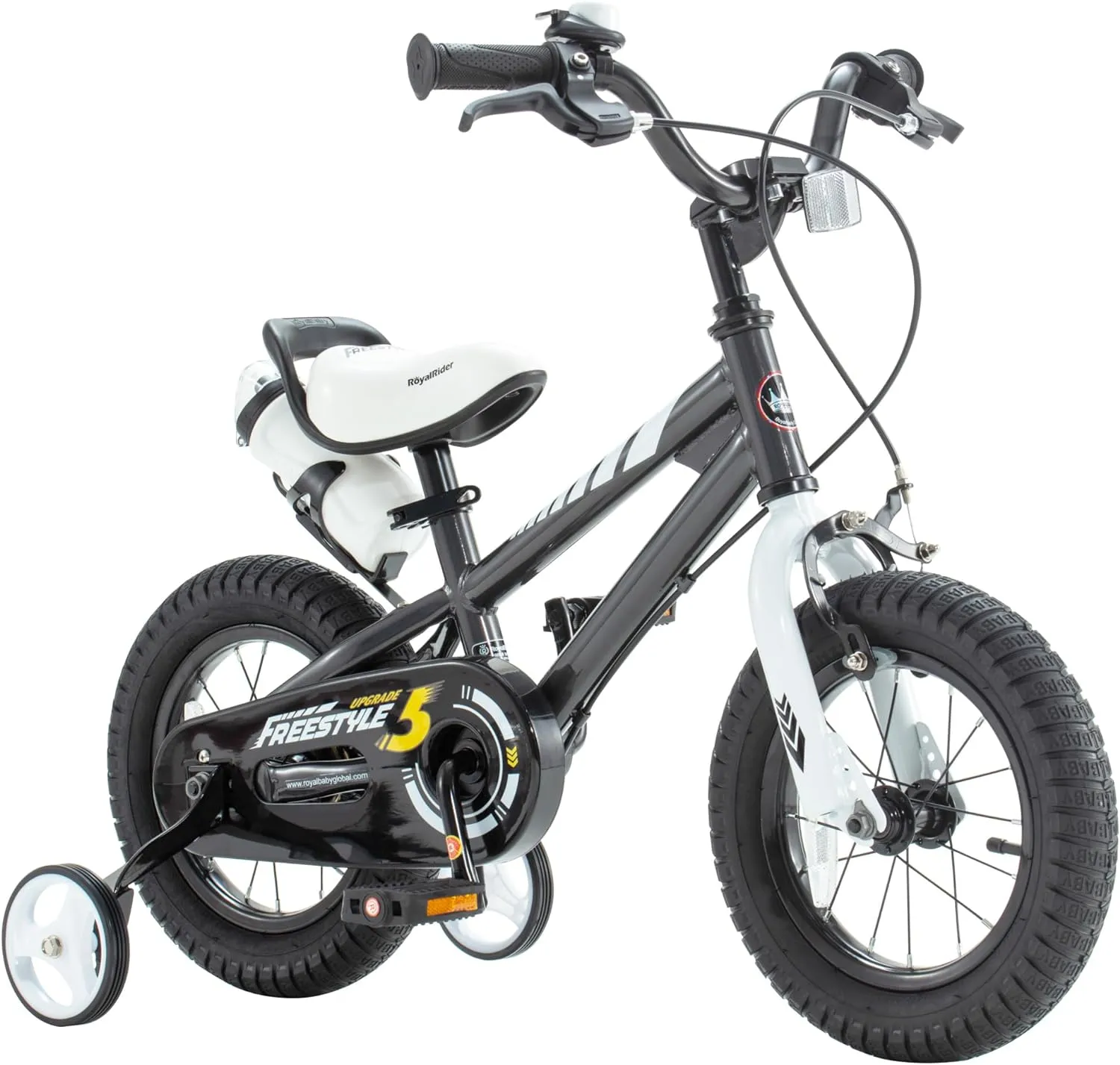 RoyalBaby Kids Bike EZ Balance to Pedal Dual Handbrake Toddlers Boys Girls Bicycle 12-20 Inch for Age 3-10 Years