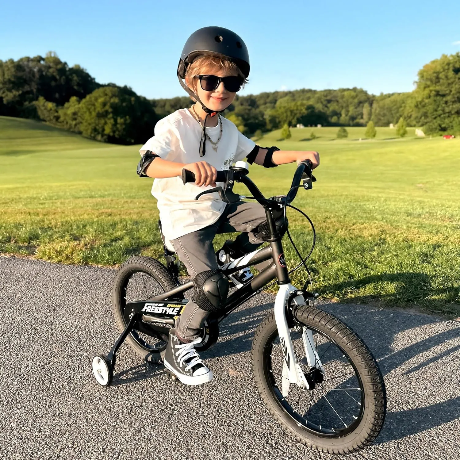 RoyalBaby Kids Bike EZ Balance to Pedal Dual Handbrake Toddlers Boys Girls Bicycle 12-20 Inch for Age 3-10 Years
