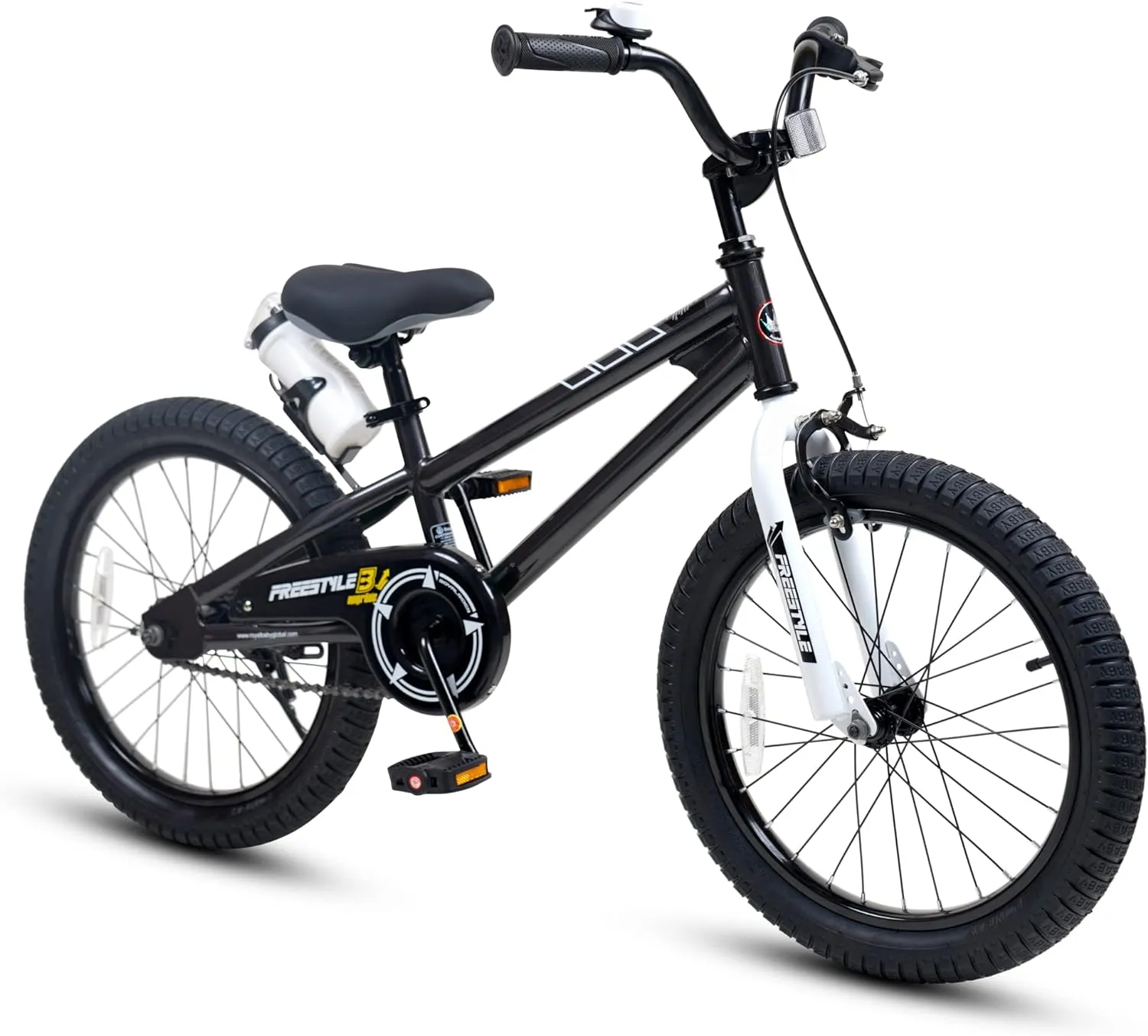 RoyalBaby Kids Bike EZ Freestyle Training Free Balance to Pedal Easy Learning Bicycle, 12-18 Inch for Toddlers to Big Kids