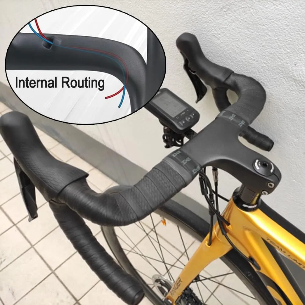 RXL SL carbon fiber road bike bars with integrated stem integrated handlebar carbon road bike handlebars drop handlebar 1-1/8"(28.6mm) 3K Glossy/Matte drop handlebars 400/420/440 90/100/110/120