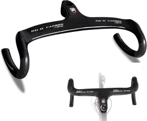 RXL SL carbon fiber road bike bars with integrated stem integrated handlebar carbon road bike handlebars drop handlebar 1-1/8"(28.6mm) 3K Glossy/Matte drop handlebars 400/420/440 90/100/110/120