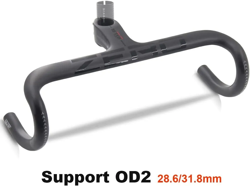 RXL SL Integrated Road Handlebar Carbon Integrated Handlebar Road Bike Integrated Handlebars 31.8/28.6mm Road Bike Integrated Drop Handlebar 90 X 400 Integrated Bike Handlebars Carbon Handle Bar