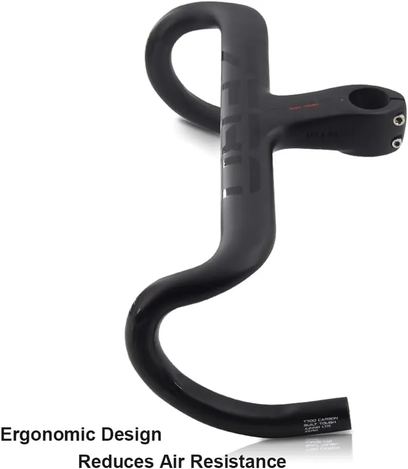RXL SL Integrated Road Handlebar Carbon Integrated Handlebar Road Bike Integrated Handlebars 31.8/28.6mm Road Bike Integrated Drop Handlebar 90 X 400 Integrated Bike Handlebars Carbon Handle Bar