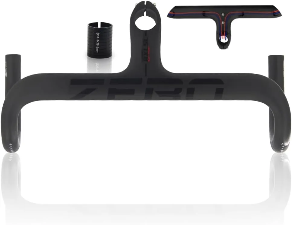 RXL SL Integrated Road Handlebar Carbon Integrated Handlebar Road Bike Integrated Handlebars 31.8/28.6mm Road Bike Integrated Drop Handlebar 90 X 400 Integrated Bike Handlebars Carbon Handle Bar
