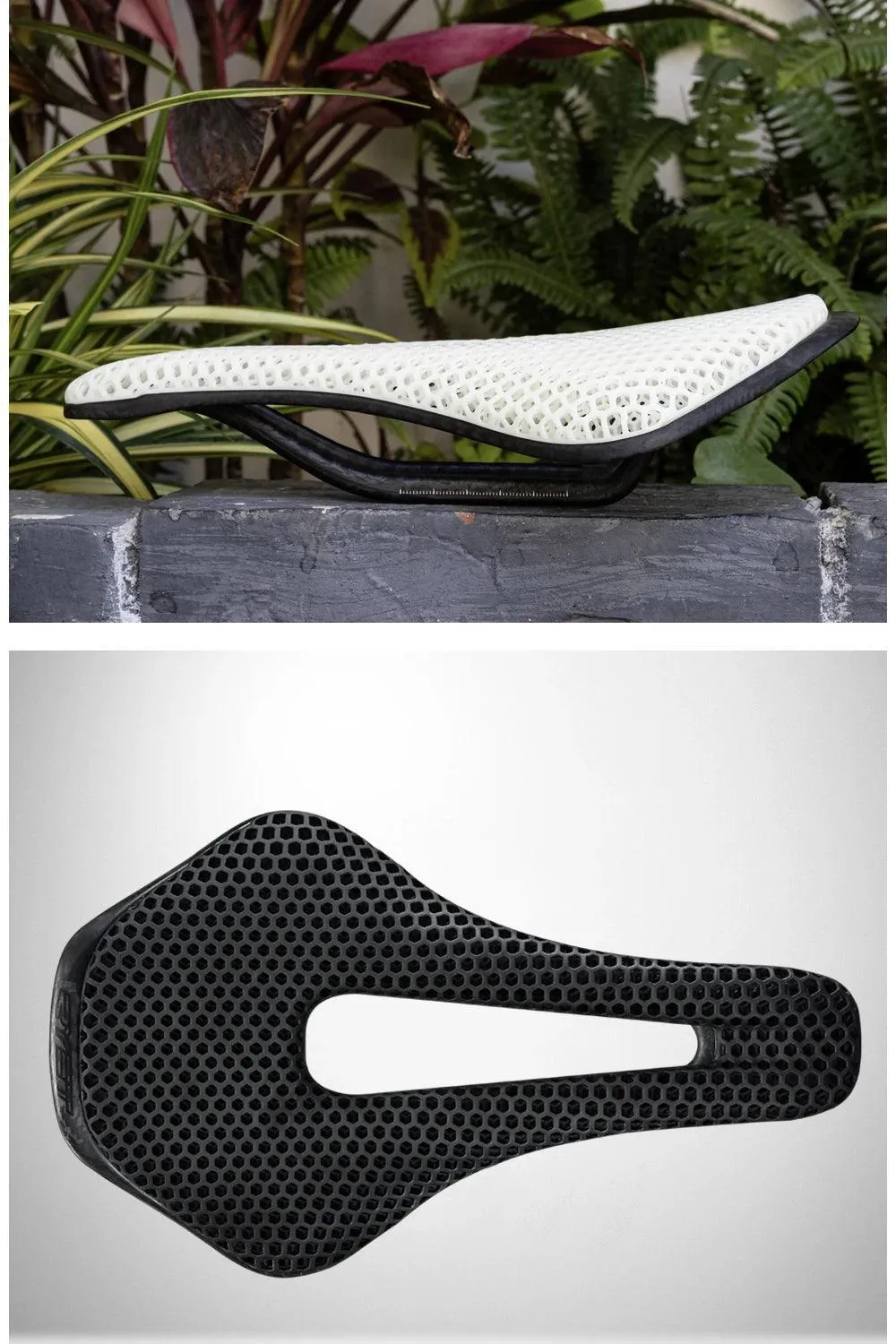 RYET 3D Printed Carbon Bike Saddle For MTB Road Bike Cycling Seat Bicycle Ultralight Saddle Full Carbon Cushion Cycling Parts