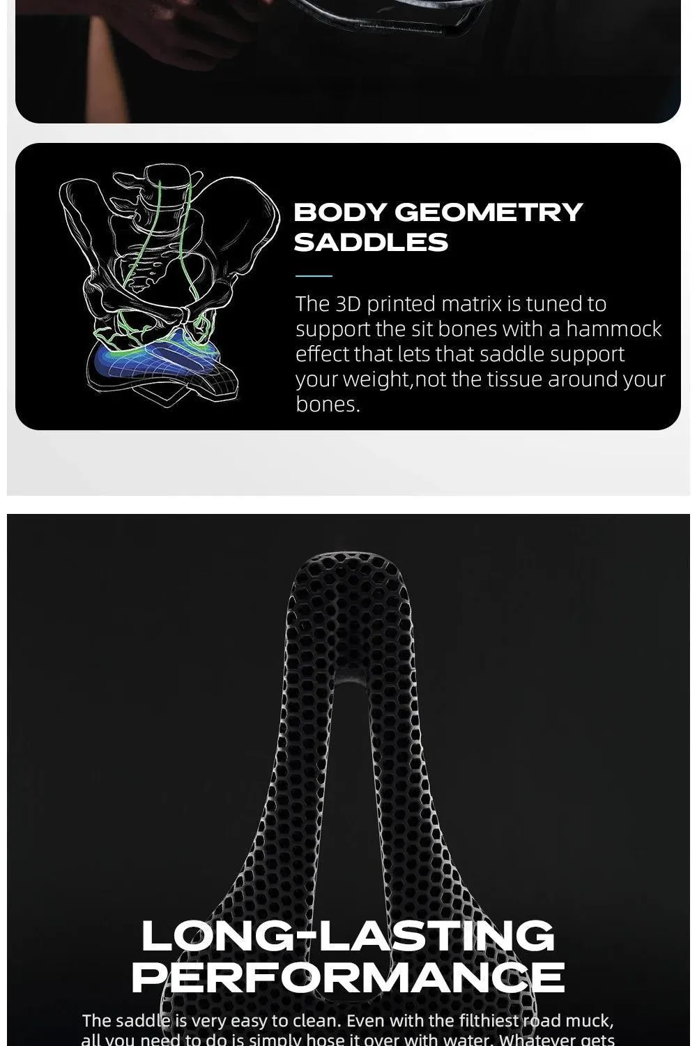 RYET 3D Printed Carbon Bike Saddle For MTB Road Bike Cycling Seat Bicycle Ultralight Saddle Full Carbon Cushion Cycling Parts