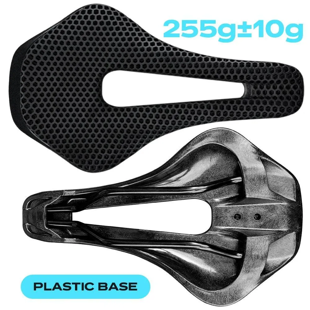RYET 3D Printed Carbon Bike Saddle For MTB Road Bike Cycling Seat Bicycle Ultralight Saddle Full Carbon Cushion Cycling Parts