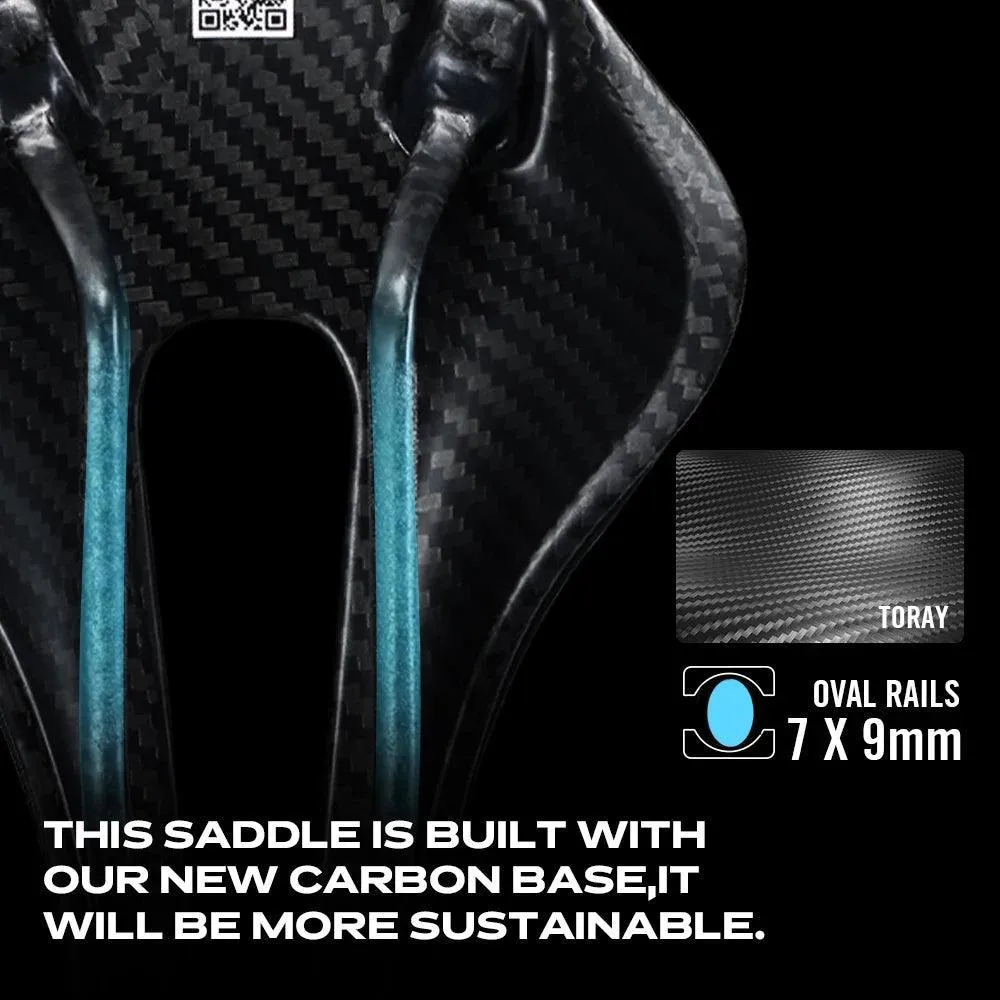 RYET 3D Printed Carbon Bike Saddle For MTB Road Bike Cycling Seat Bicycle Ultralight Saddle Full Carbon Cushion Cycling Parts
