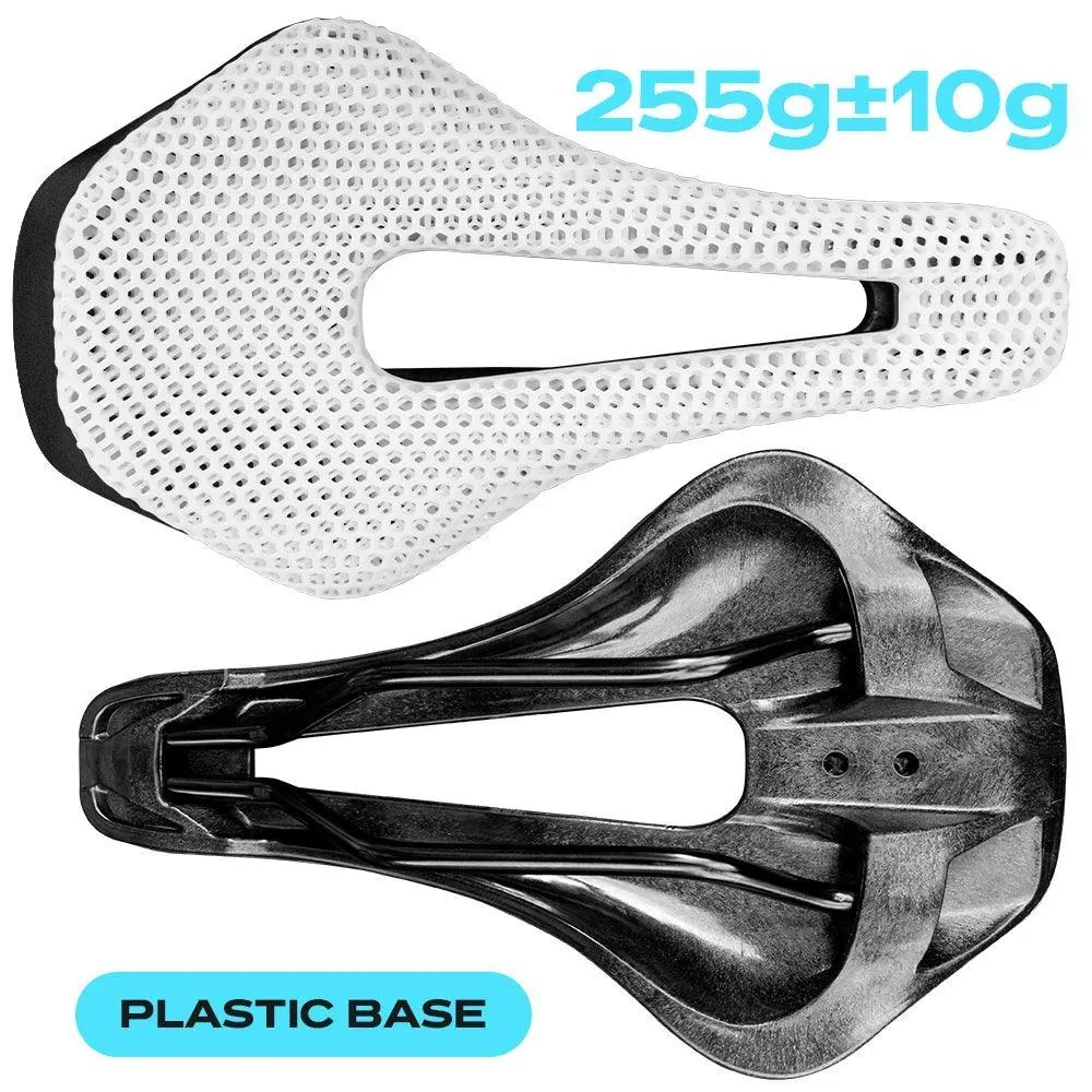RYET 3D Printed Carbon Bike Saddle For MTB Road Bike Cycling Seat Bicycle Ultralight Saddle Full Carbon Cushion Cycling Parts