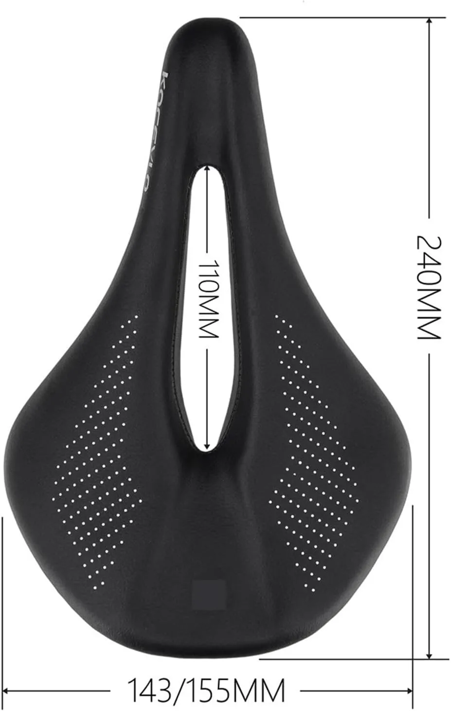 Saddle Road Mountain Bike Bicycle Saddle Fit for Cycling Saddle Trail Comfort Races Seat Red White 130g Bicycle Saddle