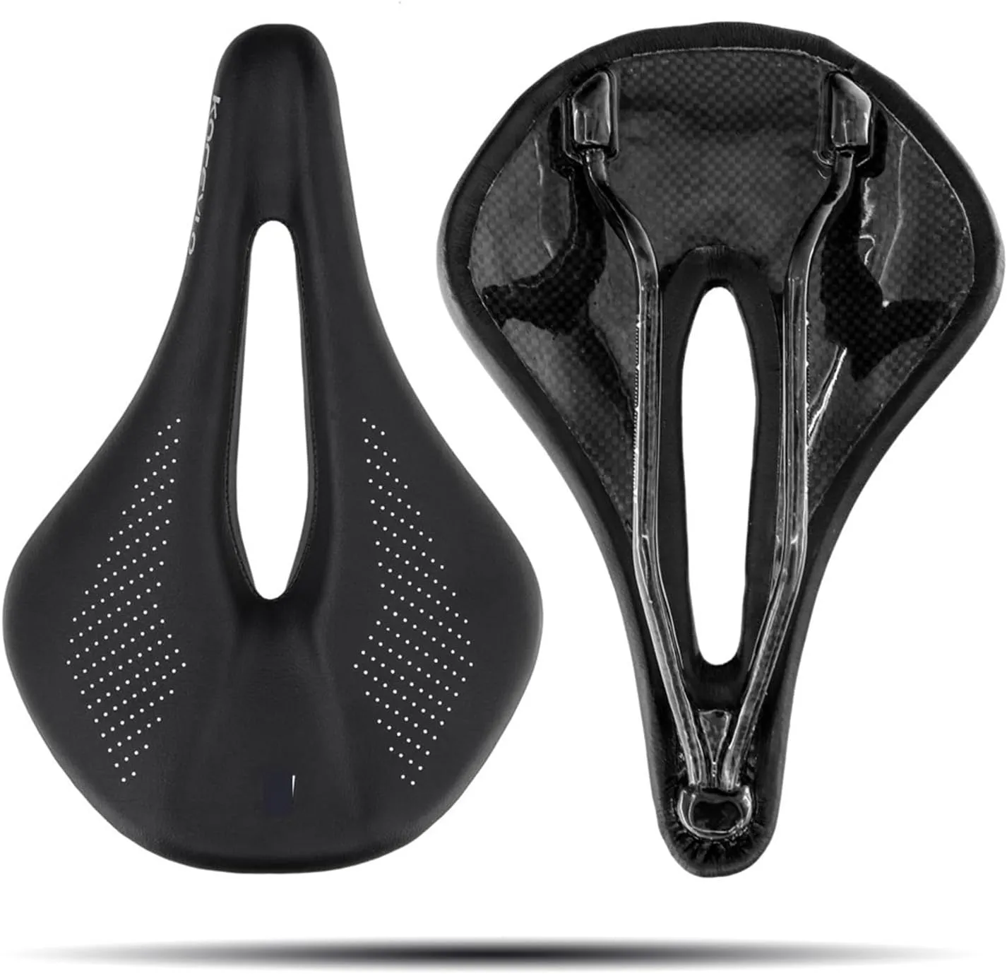 Saddle Road Mountain Bike Bicycle Saddle Fit for Cycling Saddle Trail Comfort Races Seat Red White 130g Bicycle Saddle