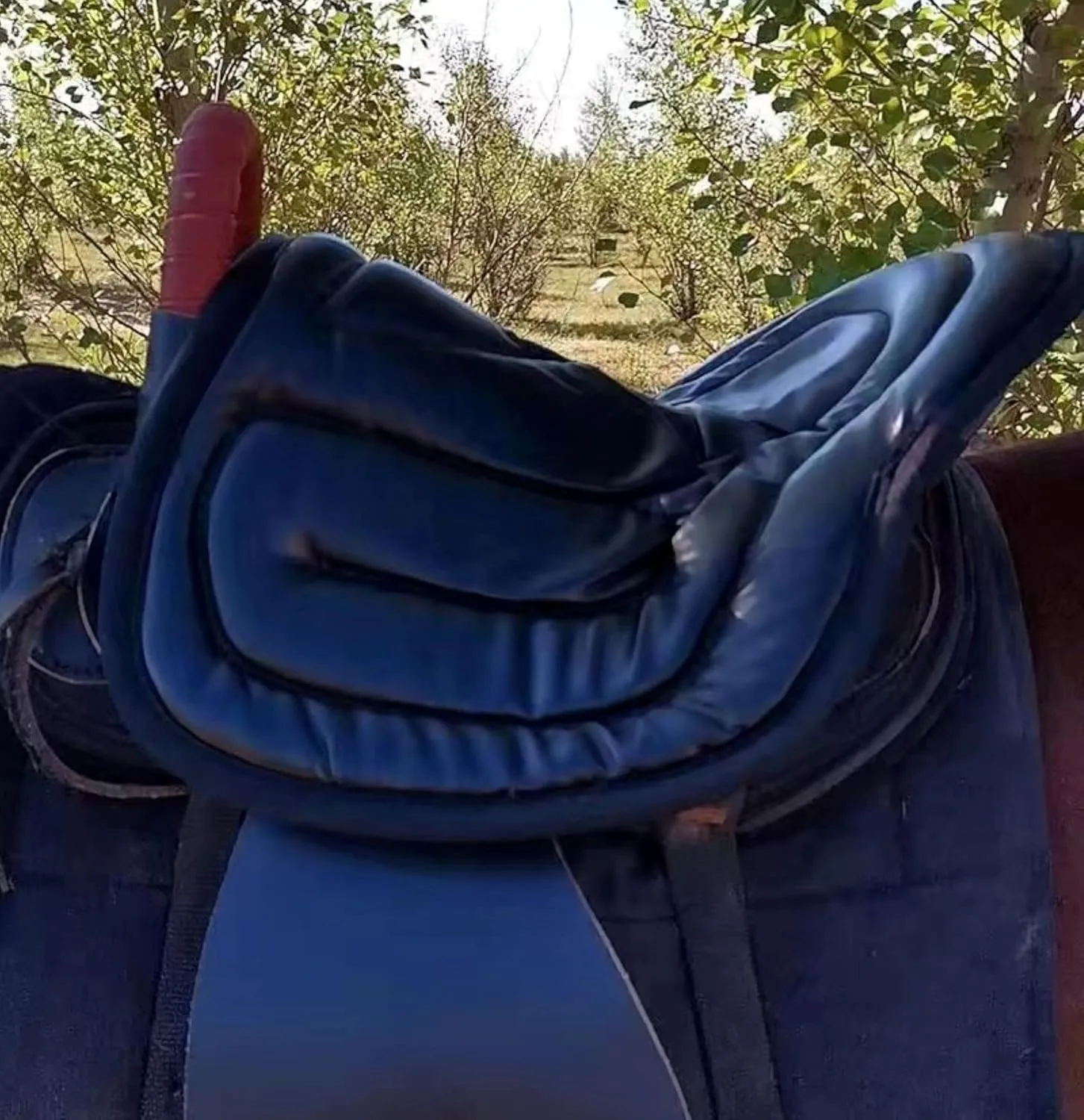 Saddle Tush Cushion Western Long Saddle Pad Horse Riding Seat Saddle Cushion Pad