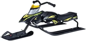 Sand Sleds for Dunes , Sled Workout Equipment with Steering Wheel, Twin Brakes, Retractable Pull Rope, for Kids Age 4 & up