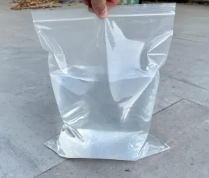Sandbaggy Clear Reclosable Plastic Bags | Industrial Grade 4 Mil Thick Poly Bag | Food Grade Plastic Compliant with FDA & USDA | 100% Recyclable (Pack of 100, 9" x 12 inch)
