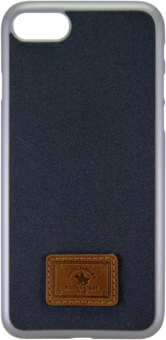 SANTA BARBARA Polo & Racquet Club® Apple Canvas iPhone 7 Plus (5.5 inch) Case Grey SB-IP7SPCAV-GRY-1