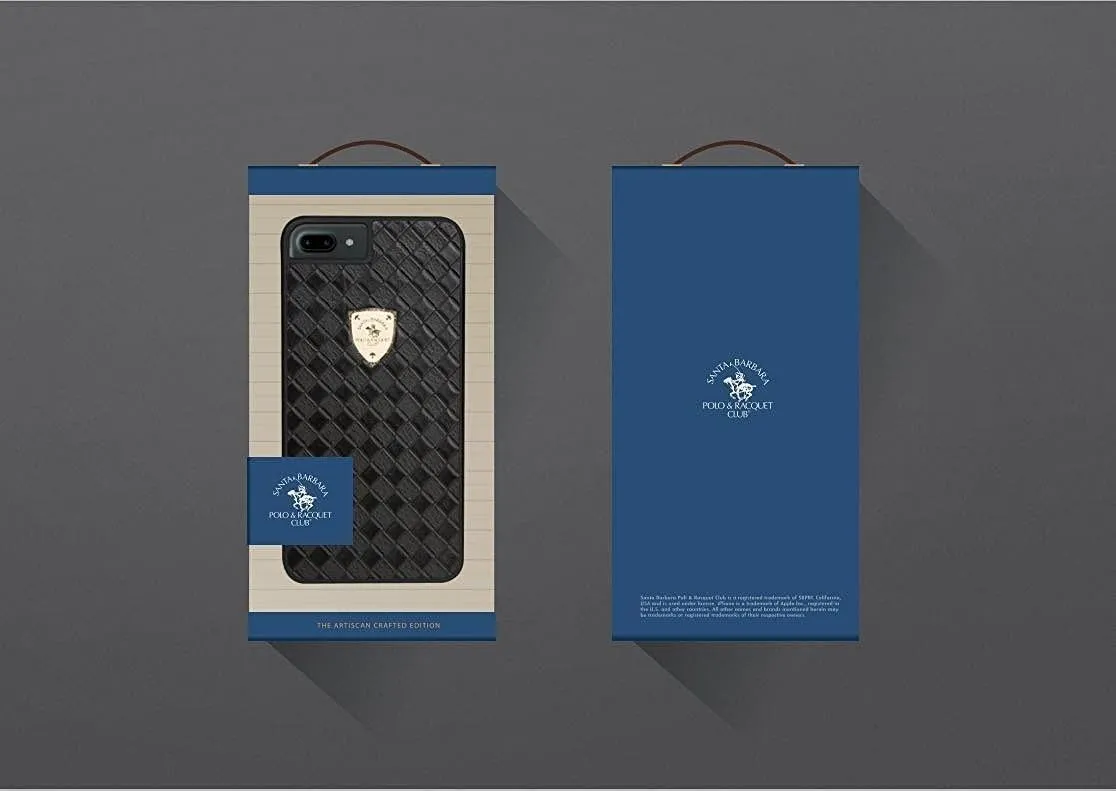 SANTA BARBARA Polo & Racquet Club® Apple Fyrste iPhone 7 Plus Case, Black (Black) SB-IP7SPFYS-BLK-1