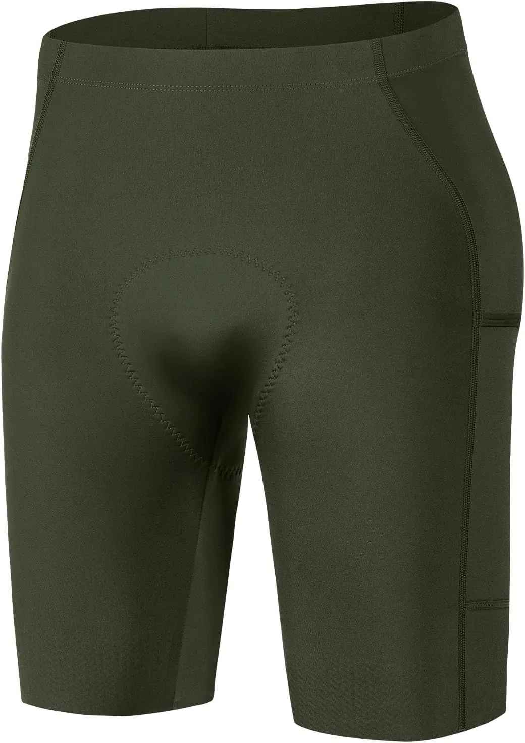 Santic Men's Bike Shorts 4D Padded UPF 50  Cycling Road Biking Mountain Bicycle Cycle Shorts with Pockets