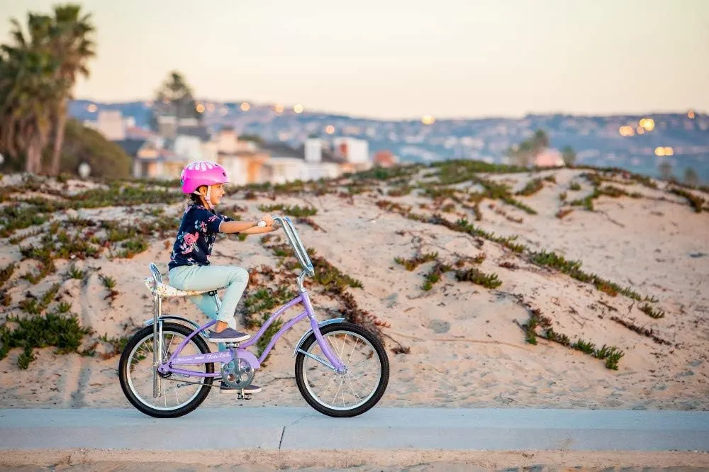 Schwinn Classic Sting-Ray and Fair Lady Beach Cruiser Bike, for Boys and Girls, 20-Inch Wheels, Single-Speed, High Rise Ape Handlebars, Coaster Brakes