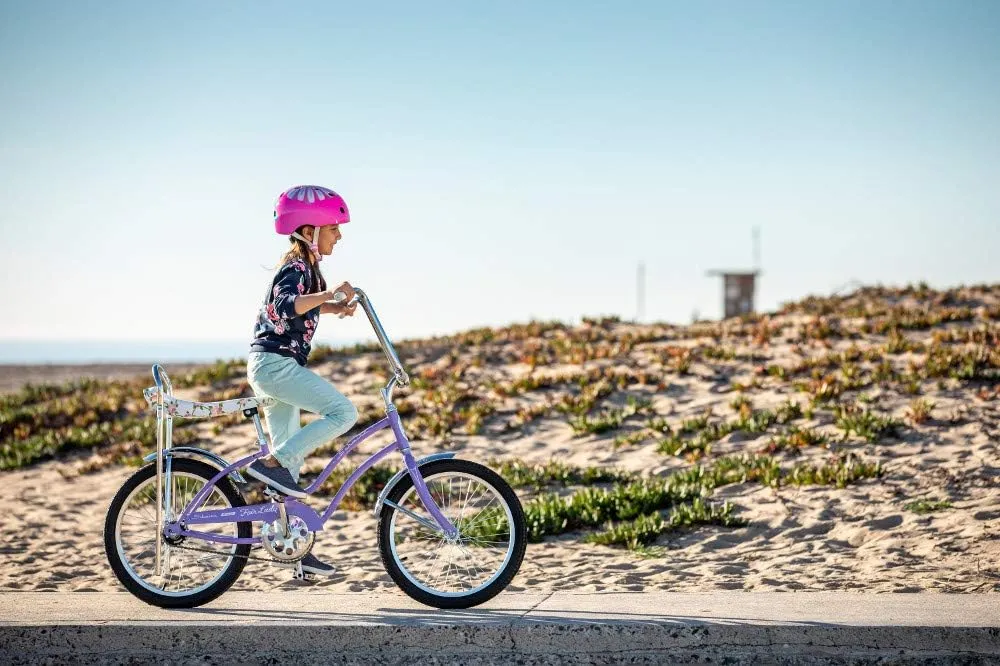 Schwinn Classic Sting-Ray and Fair Lady Beach Cruiser Bike, for Boys and Girls, 20-Inch Wheels, Single-Speed, High Rise Ape Handlebars, Coaster Brakes